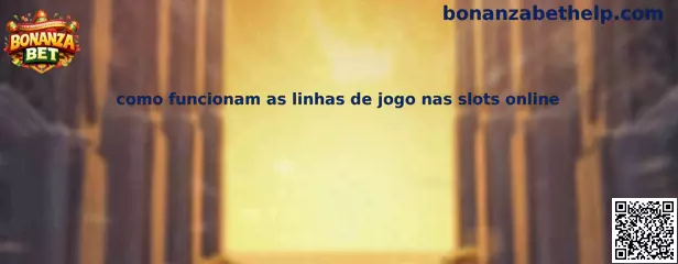 Funcionamiento de líneas de juego en slots online