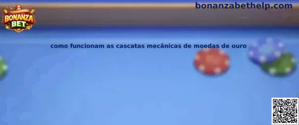 Cascadas mecánicas de monedas de oro